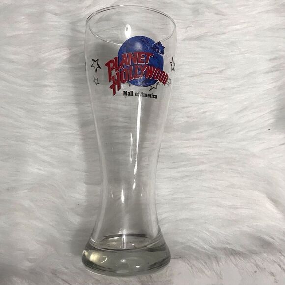 DELETING SOON Planet Hollywood Mall of America Pilsner Beer Glass Cup - Picture 3 of 7